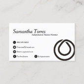 Dark Tropical Visitenkarte (Rückseite)