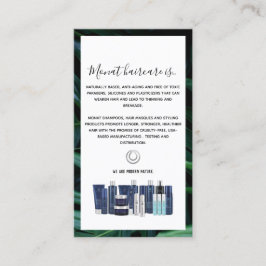 Dark Tropical Wash Instructions Visitenkarte