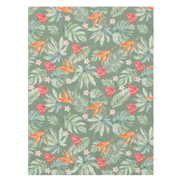 Dark Tropics Blume Foliage Fantasy mit Monogram Tischdecke