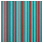 Dark Türkise & Maroon Farbmuster Stoff (Muster)