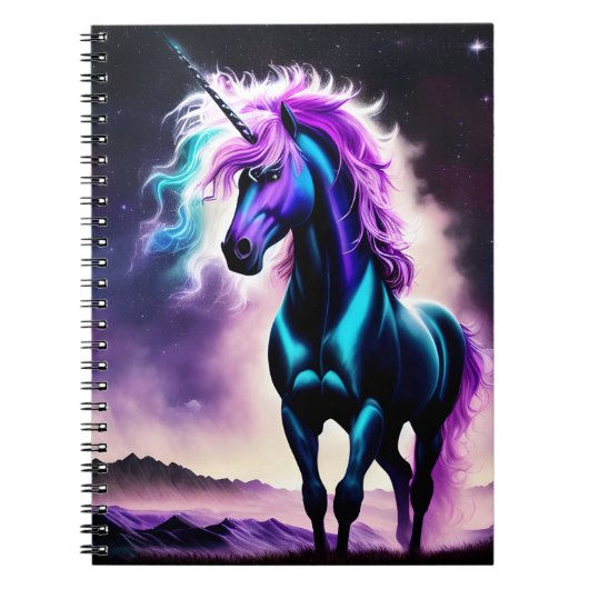 Dark Unicorn Notizblock (Vorderseite)