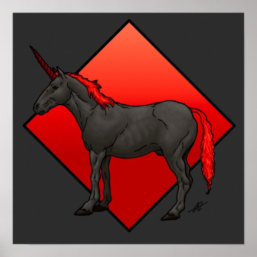 Dark Unicorn Poster (Vorne)