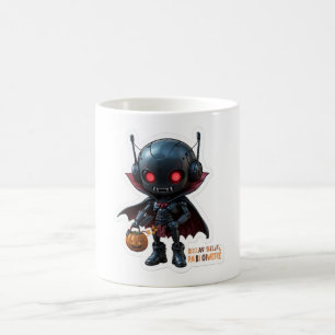 Dark Vampire Robot Halloween Spooky Sci-Fi-Kaffee Kaffeetasse