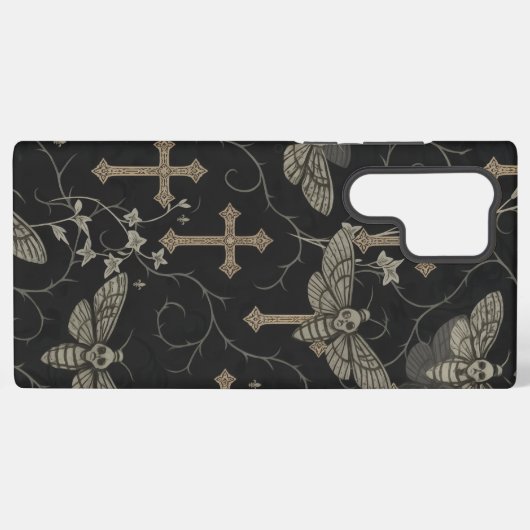 Dark Victorian Gothic Phone Case  Samsung Galaxy Hülle (Rückseite (Horizontal))