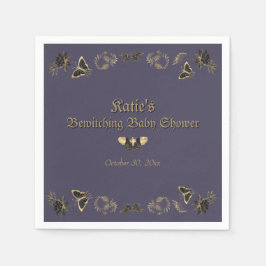 Dark Viktorianisch Gothic Halloween Kinderdusche Serviette