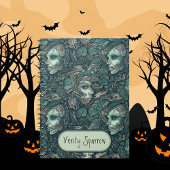 Dark Viktorianisch Gothic Zombie Mermaid Personali Notizblock