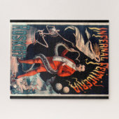 Dark Viktorianisch Magic Act-Werbung Puzzle (Horizontal)