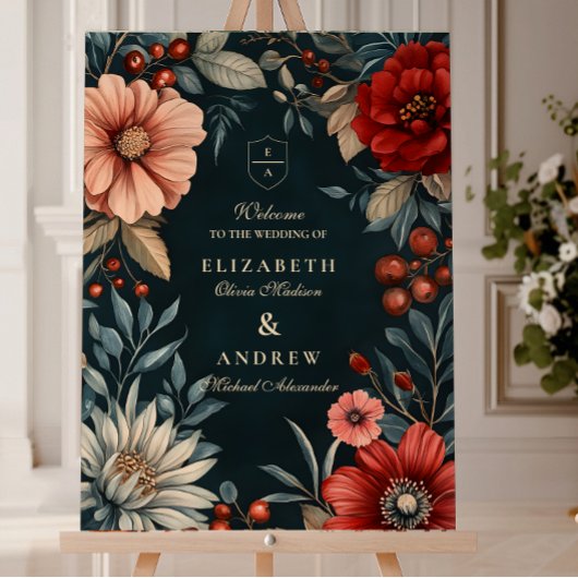 Dark Viktorianisch Romance Wedding Einladung