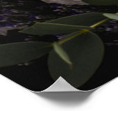 Dark Vintag Floral Poster (Ecke)