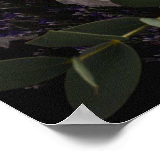 Dark Vintag Floral Poster (Ecke)