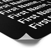 Dark Vintag Floral Poster (Ecke)