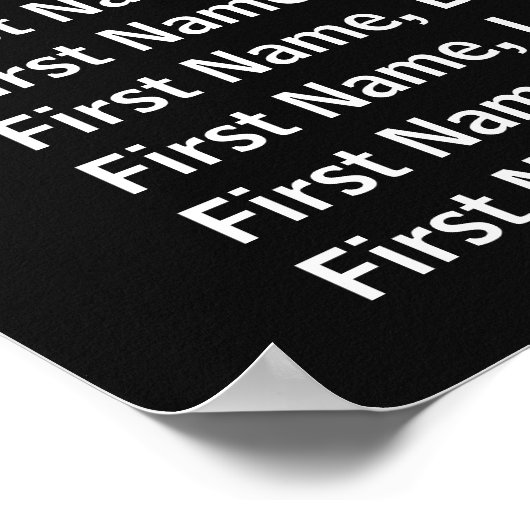 Dark Vintag Floral Poster (Ecke)