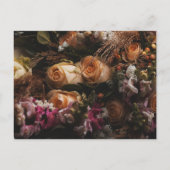 Dark Vintag Floral UAWG Postkarte (Rückseite)