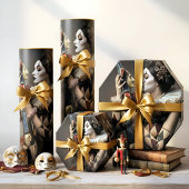Dark Vintage Gothic  Geschenkpapier Set