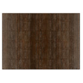 Dark Walnut Brown Bamboo Wood Grain Look Schneidebrett (Vorderseite)