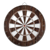 Dark Walnut Midjahrs Moderne Dartscheibe (vorne)
