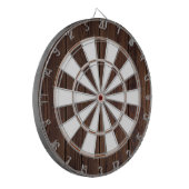Dark Walnut Midjahrs Moderne Dartscheibe (Vorderseite Links)