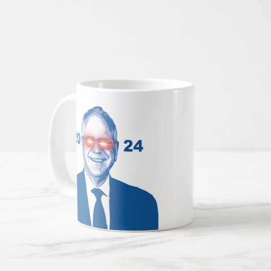 Dark Walz 2024 Kaffeetasse (Vorderseite Links)