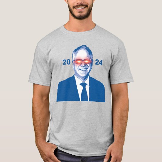 Dark Walz 2024 T-Shirt (Vorderseite)