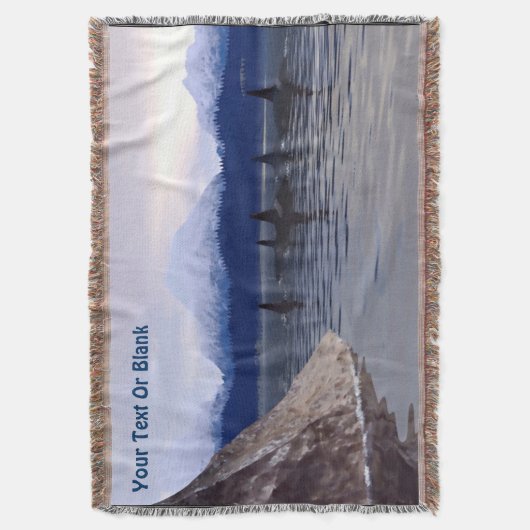 Dark Water Orca Decke (Vorderseite Vertikal)