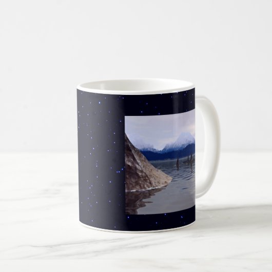 Dark Water Orca Kaffeetasse (VorderseiteRechts)