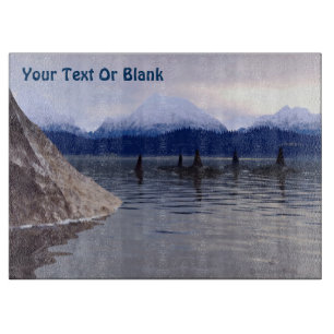 Dark Water Orca Schneidebrett