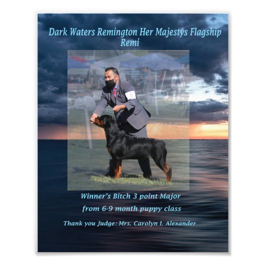 Dark Waters Remington Ihre Majestät Fotodruck (Vorne)