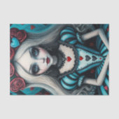 Dark Whimisical Goth Alice Decoupage Paper Seidenpapier (Vorderseite)