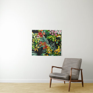 Dark wild exotic jungle wandteppich