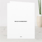 DARK WINTER FUNNY JOE BIDEN CHRISTMAS BIG CARD KARTE (Rückseite)