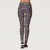 Dark Witch Posts Halloween Leggings (Rückseite)