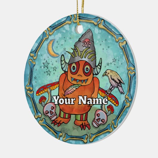 Dark Wizard Monster Keramik Ornament (Links)