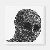 Dark Wojak Magnet (Vorne)