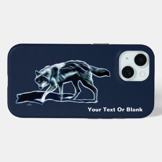 Dark Wolf Case-Mate iPhone Case (Rückseite (Horizontal))