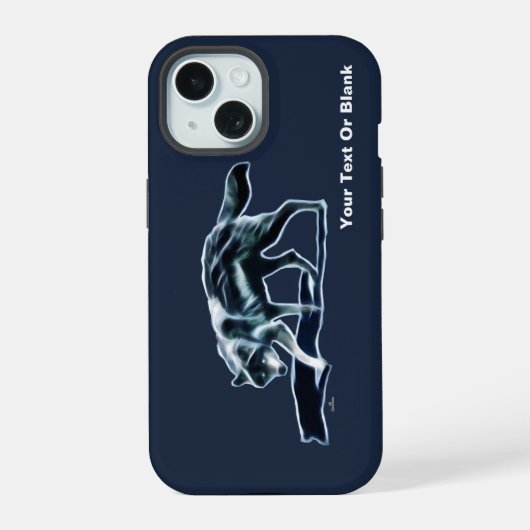 Dark Wolf Case-Mate iPhone Case 15 Hülle (Rückseite)