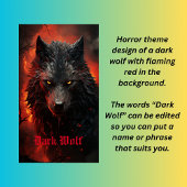 Dark Wolf Case-Mate iPhone Hülle