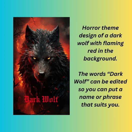 Dark Wolf Case-Mate iPhone Hülle