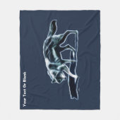 Dark Wolf Fleecedecke (Vorderseite)