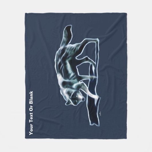 Dark Wolf Fleecedecke (Vorderseite)