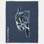 Dark Wolf Fleecedecke (Vorderseite)