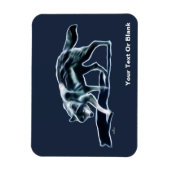 Dark Wolf Magnet (Vertikal)