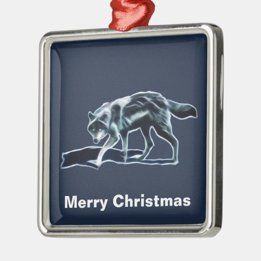 Dark Wolf Ornament Aus Metall (Links)