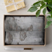 Dark Woman in Crumbling Wall Decoupage Seidenpapier (Geschenk)