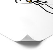 Dark Womens Karate Poster (Ecke)