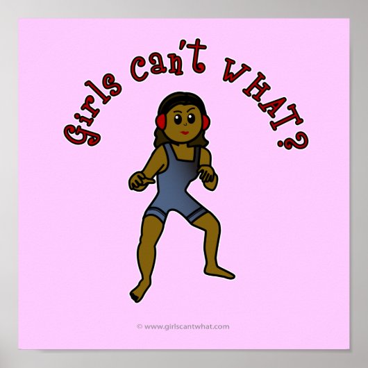 Dark Womens Wrestling Poster (Vorne)