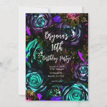 Dark Wonderland Bold Glamour Floral Blume Party