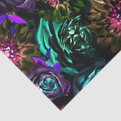 Dark Wonderland Bold Glamour Floral Blume Party Seidenpapier (Ausschnitt)