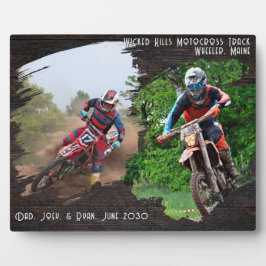 Dark Wood Brushhub Fotovorlagen Fotoplatte