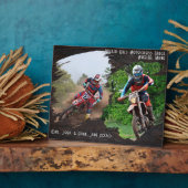 Dark Wood Brushhub Fotovorlagen Fotoplatte (Seite)