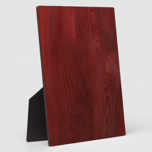 Dark Wood Grain Fotoplatte (Seite)